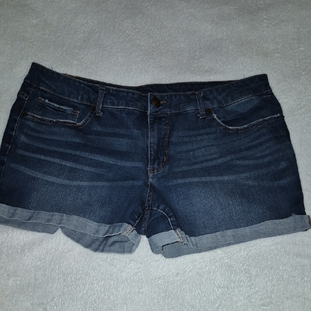 Classic Dark Blue Denim Women’s Shorts Sz. 16